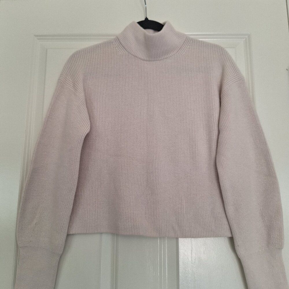Lululemon athletica crop wool cotton‎ sweater size 4